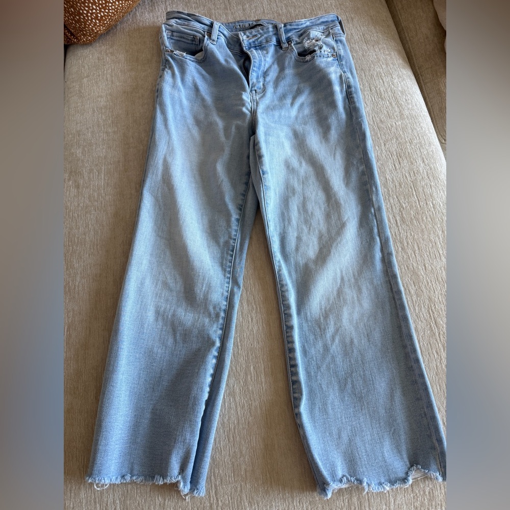 American Eagle Outfitters Light Wash Flare Jeans